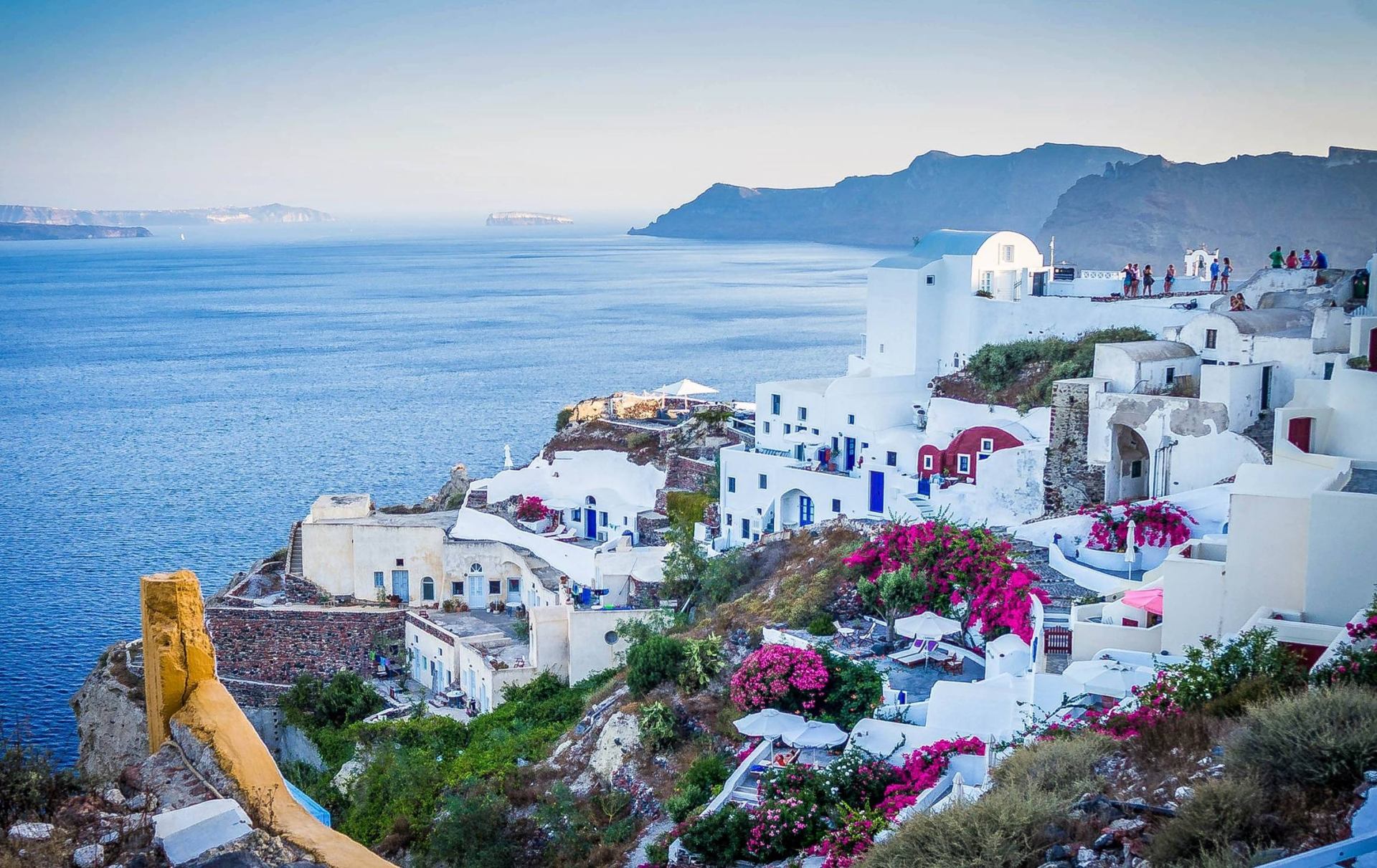 Atena, Santorini i Mikonos